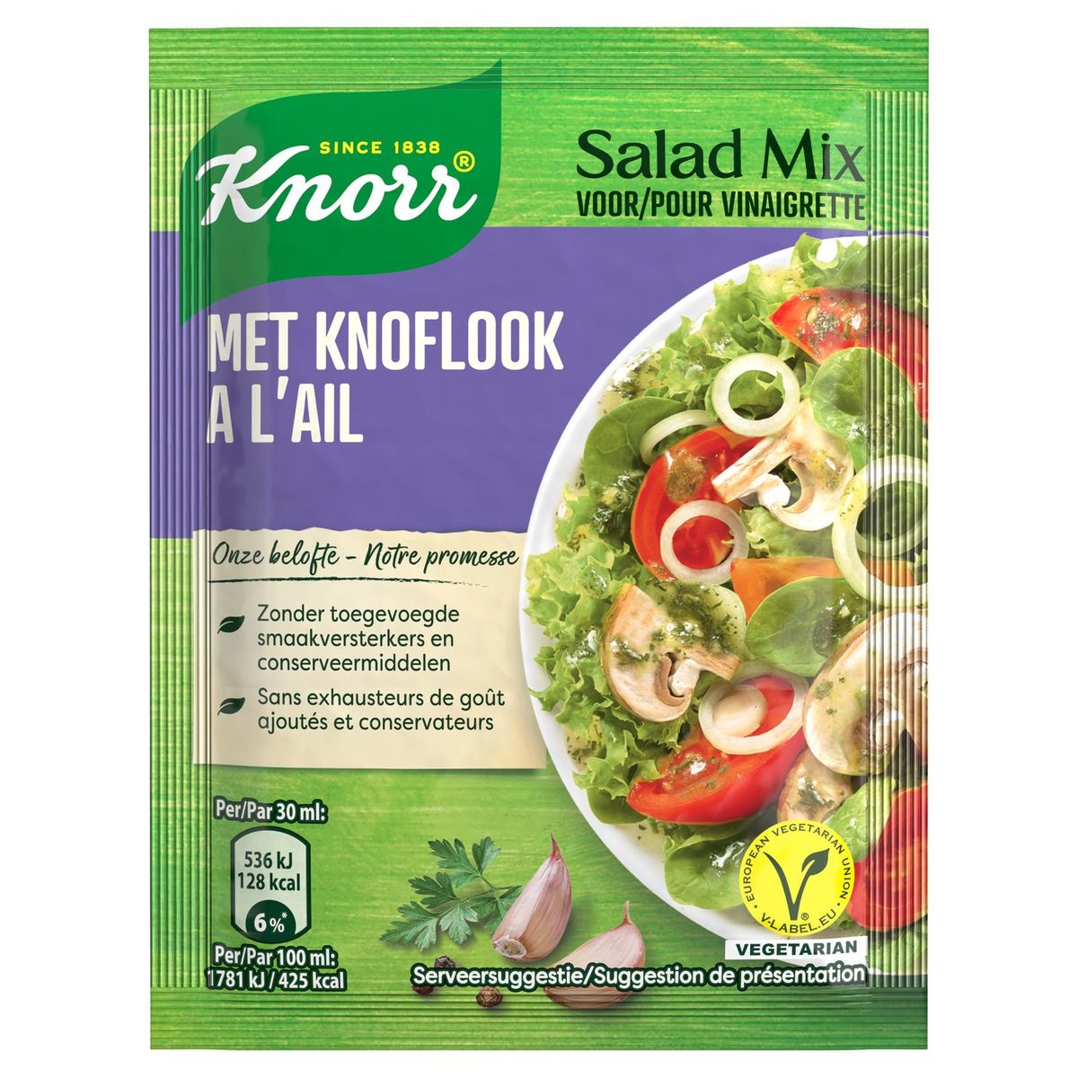 Knorr Salad Mix à l'Ail 3 x 8 g Carrefour Site
