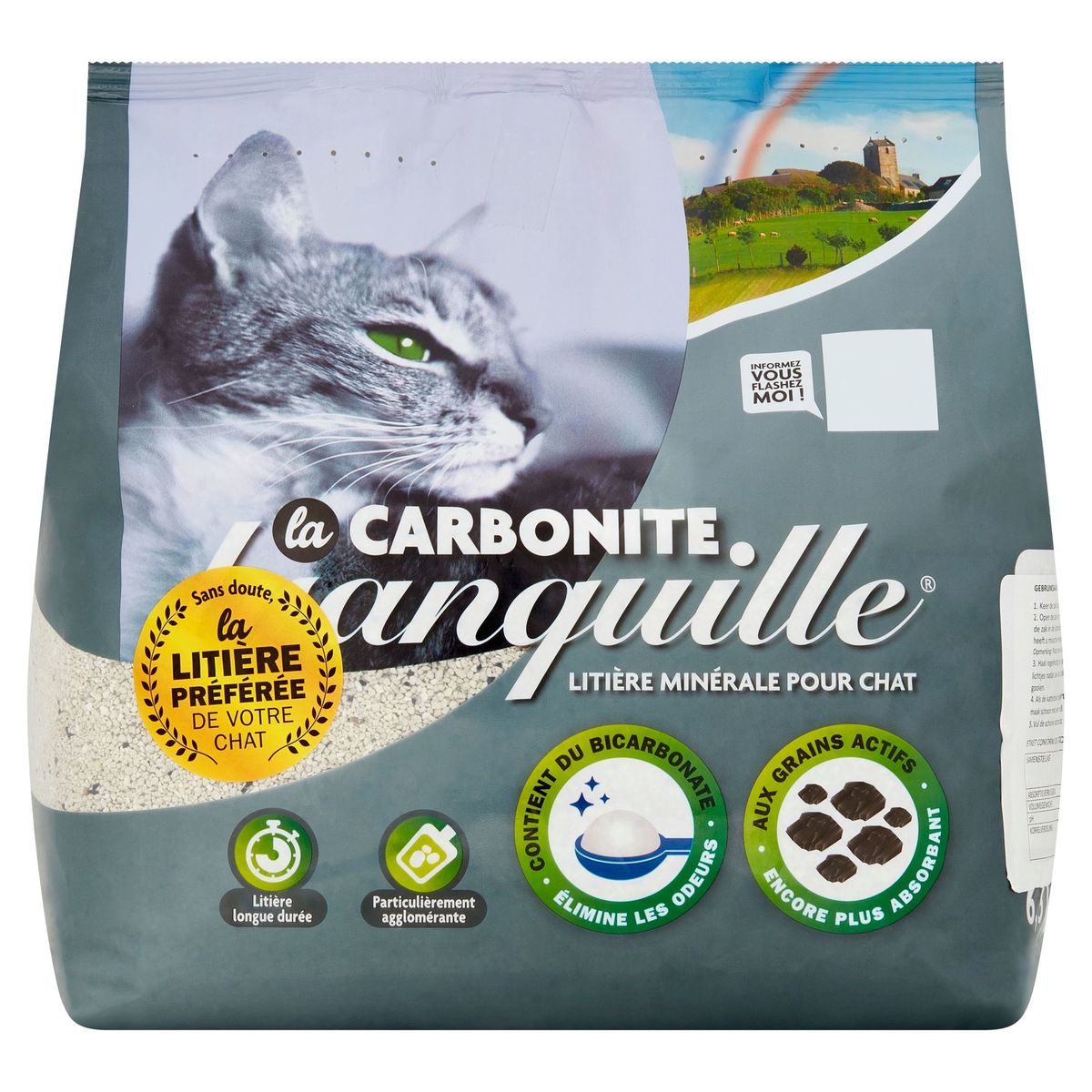 Tranquille La Carbonite Litiere Minerale Pour Chat 6 5 Kg Carrefour Site