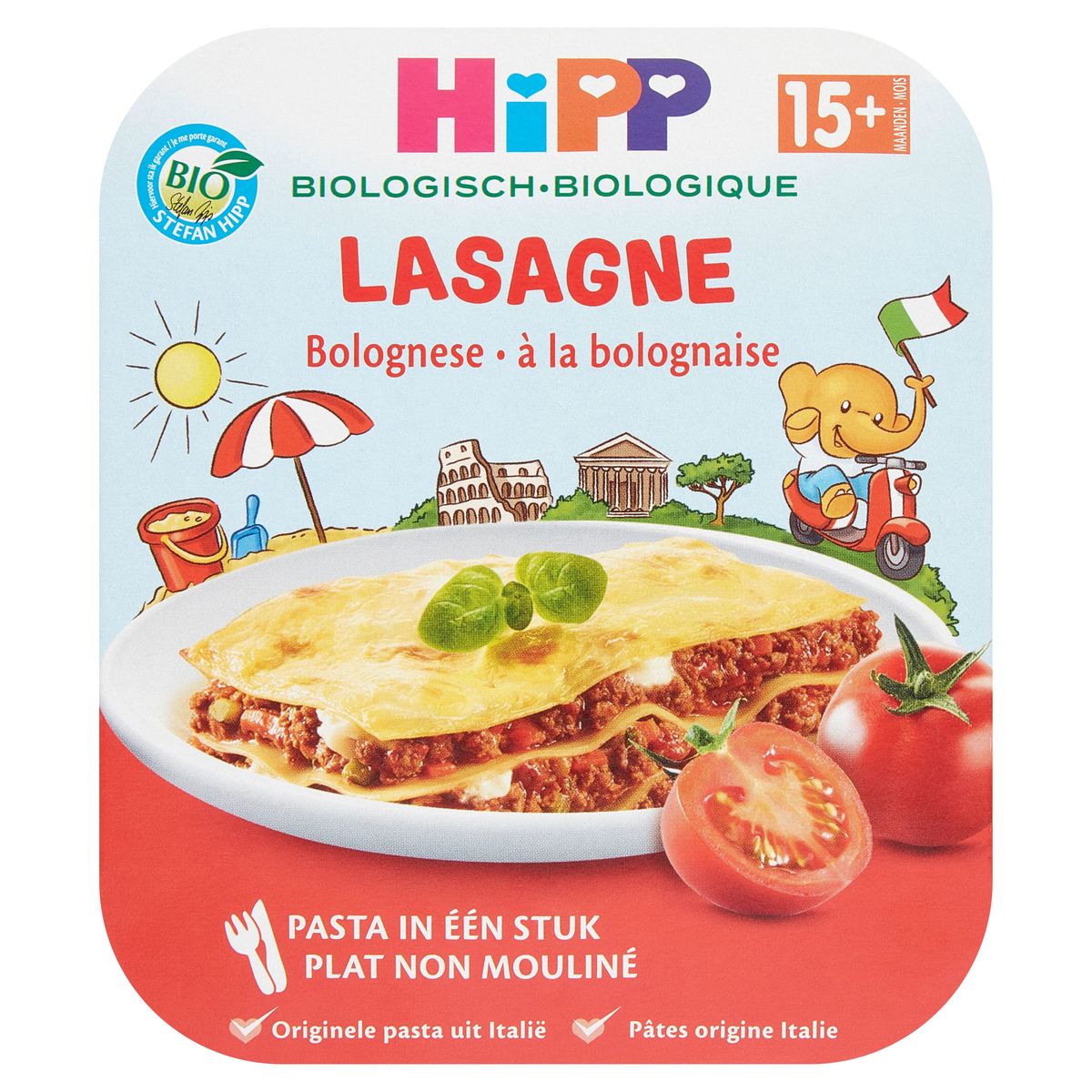 HiPP Biologisch Lasagne Bolognese 15+ Maanden 250 g