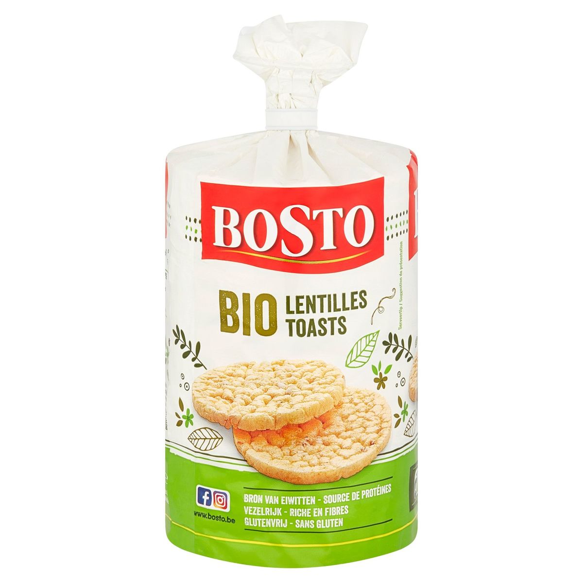 Bosto Bio Lentilles Toasts 100 g