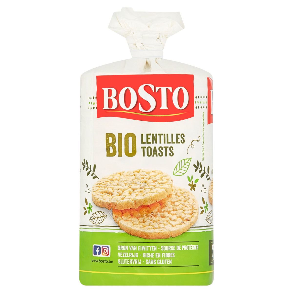 Bosto Bio Lentilles Toasts 100 g