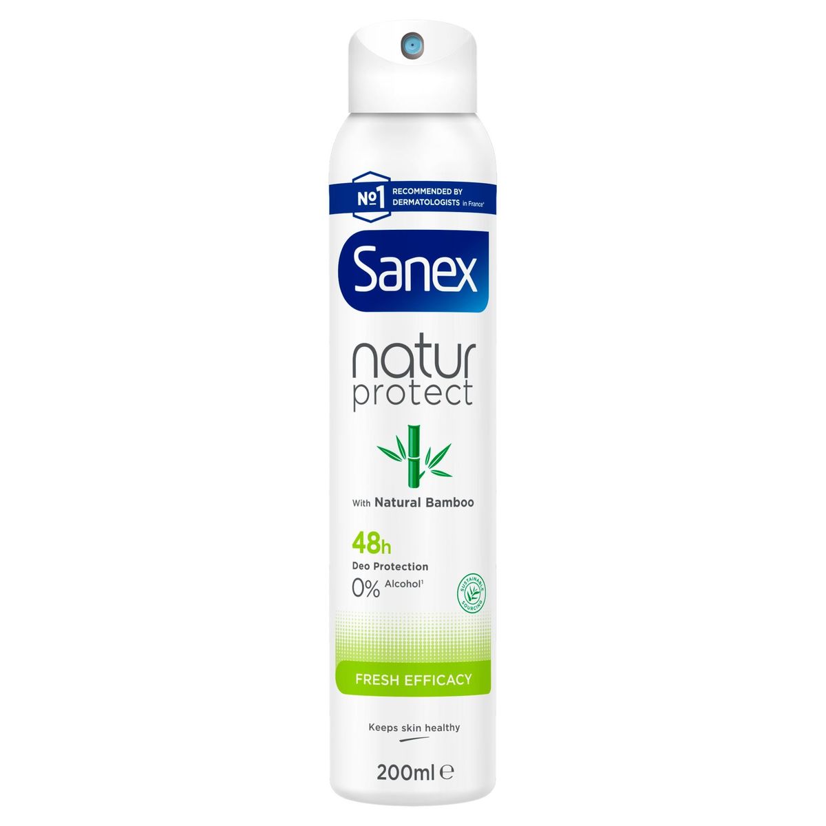 Sanex Natur Protect Fresh Efficacy Natural Bamboo Deodorant - 200 ml