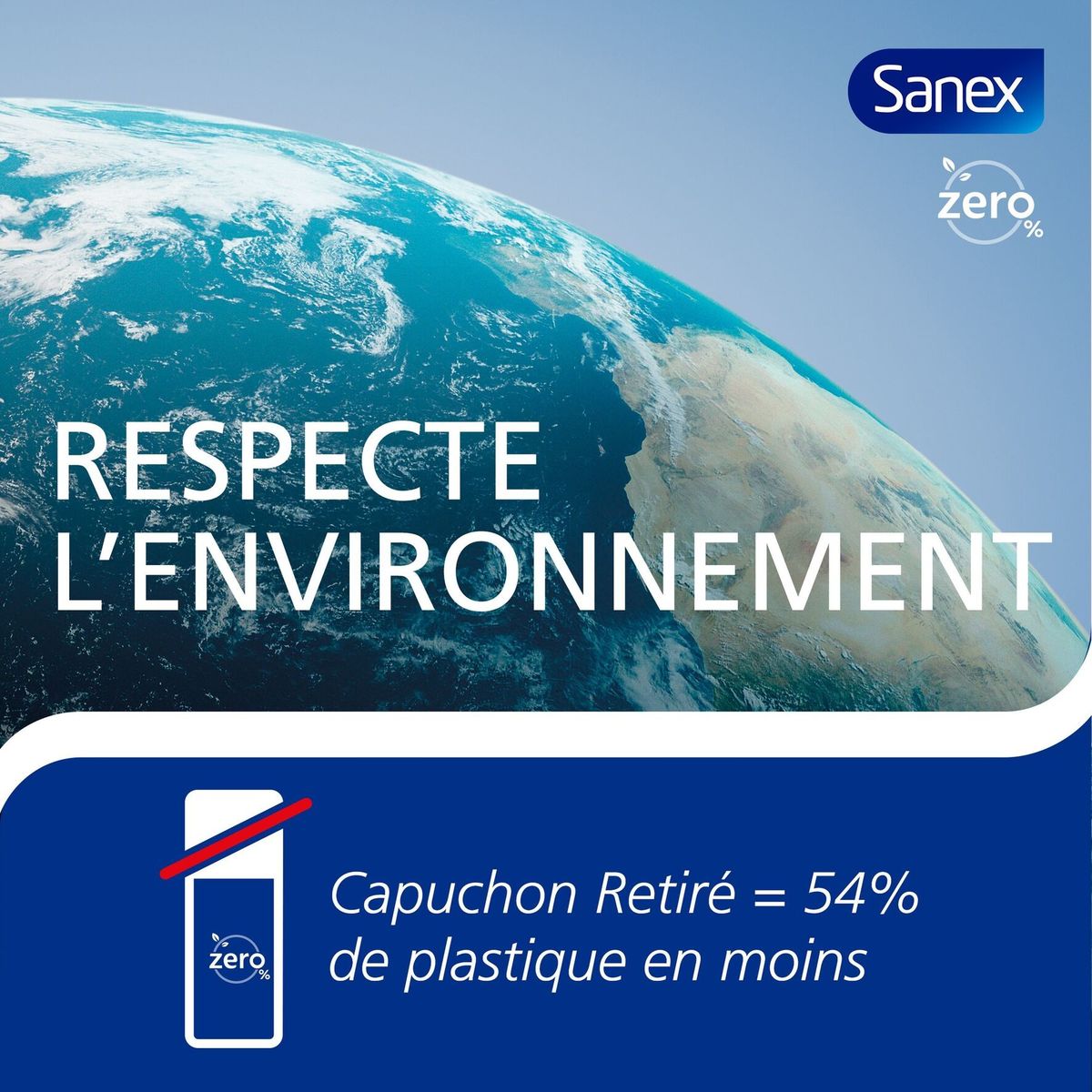 Sanex Zero% Invisible Deodorant Spray 200ml