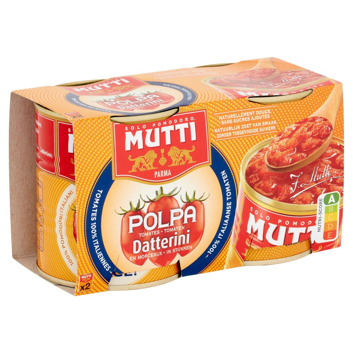 Mutti Polpa Tomaten Datterini in Stukken 2 x 300 g