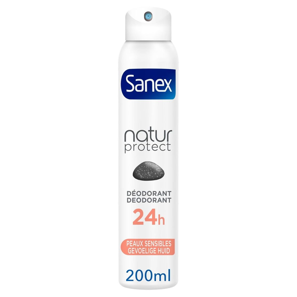 Sanex Natur Protect Pierre d'Alun Peaux Sensibles Déodorant Spray 200 ml