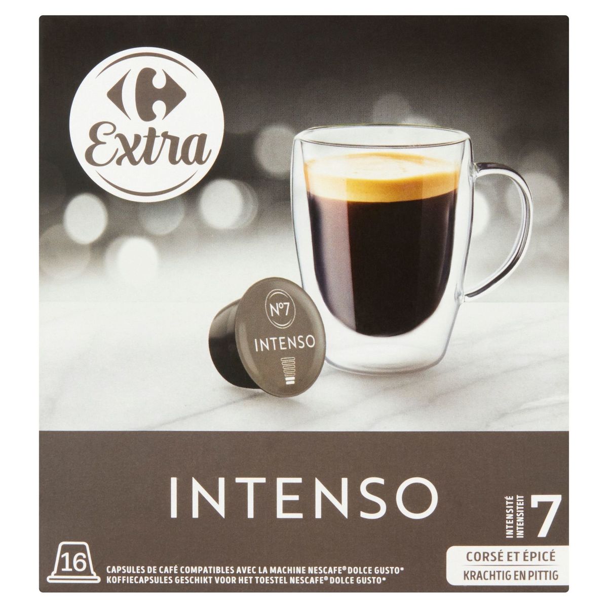 Carrefour Extra Intenso 16 x 7.5 g
