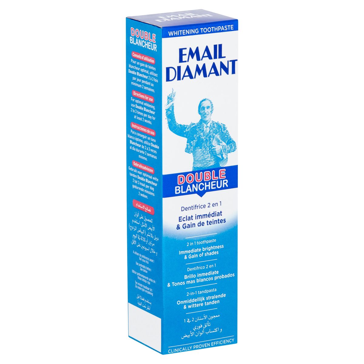 Email Diamant Double Blancheur 2-in-1 Tandpasta 75 ml