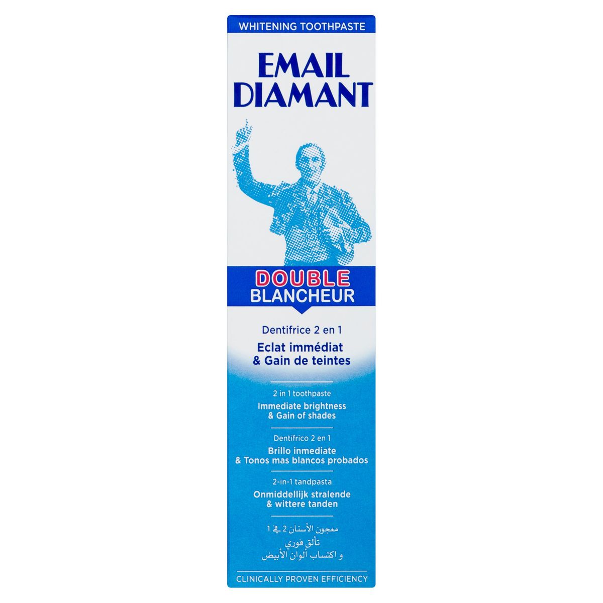 Email Diamant Double Blancheur 2-in-1 Tandpasta 75 ml