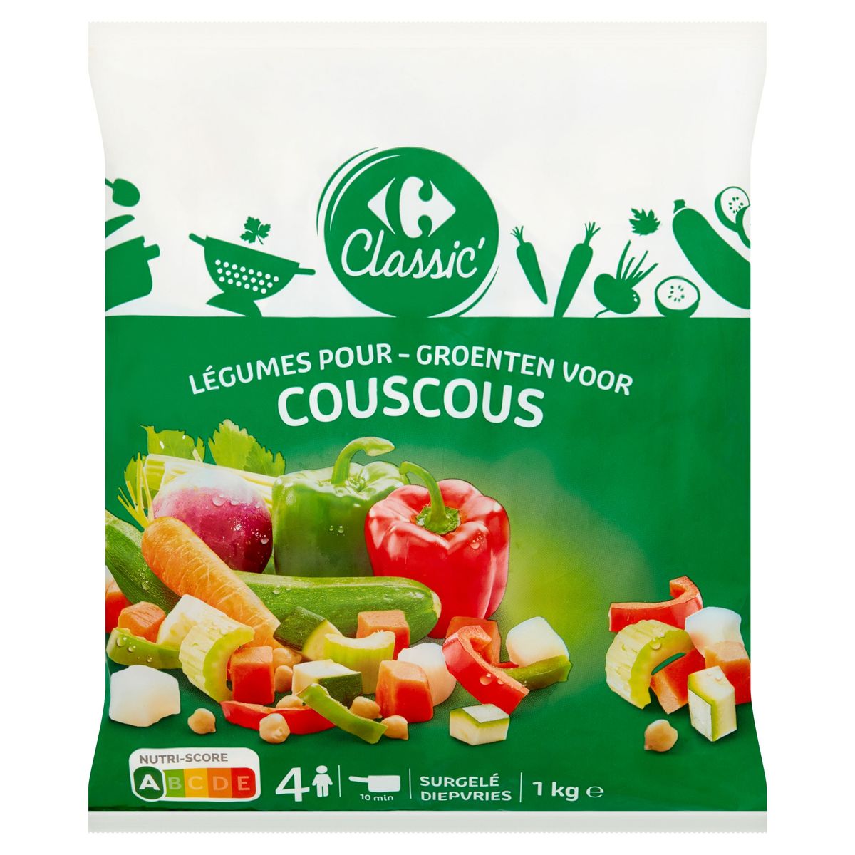 Carrefour Classic' Légumes pour Couscous 1 kg