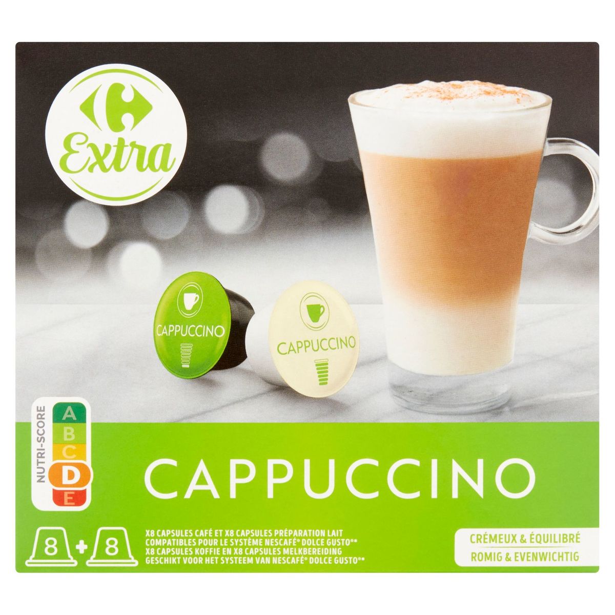 Carrefour Extra Cappuccino 16 Capsules 170.4 g