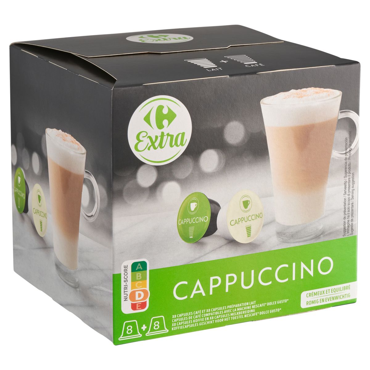 Carrefour Extra Cappuccino 16 Capsules 164 g