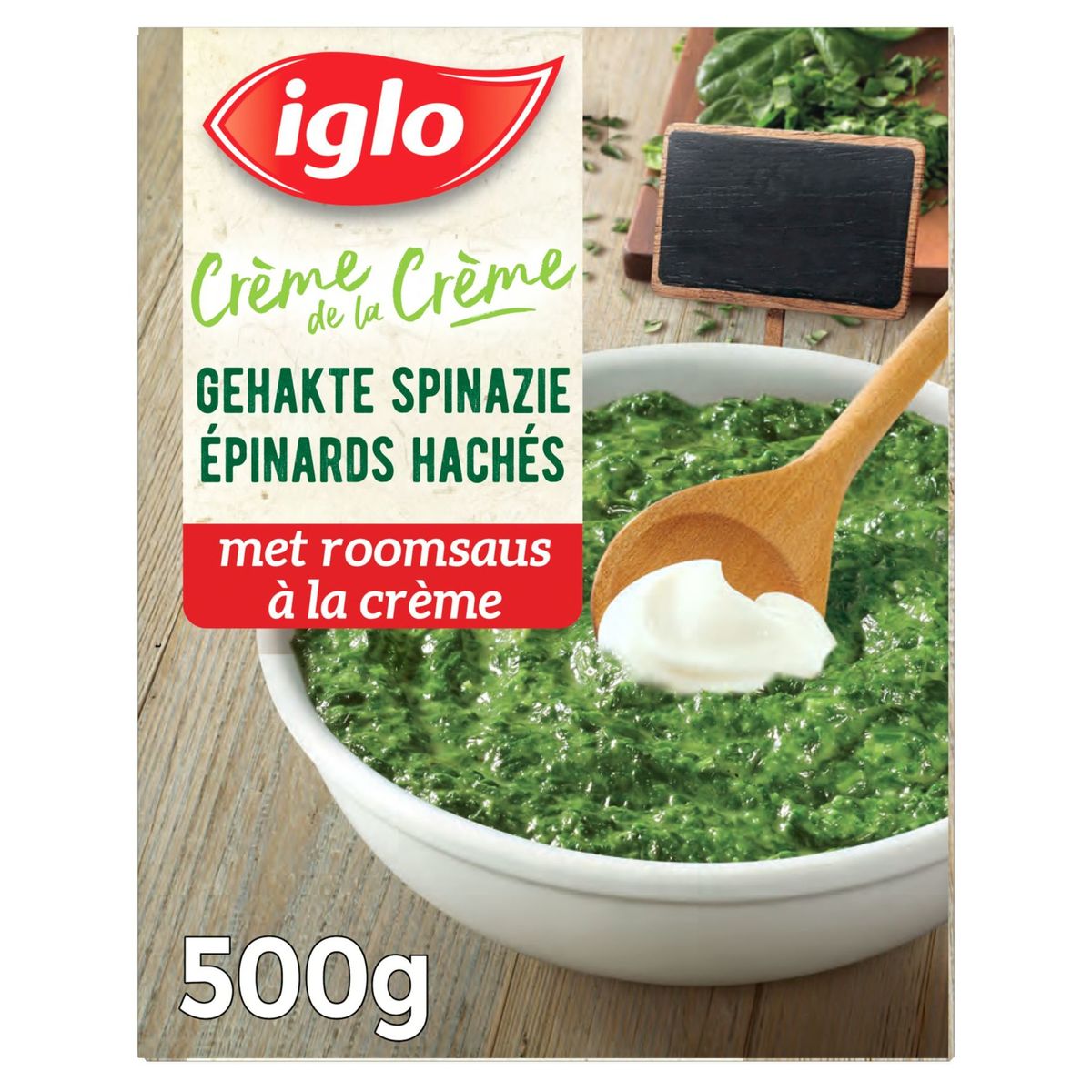 IGLO Epinards à la Crème Mini-Portions 500 g