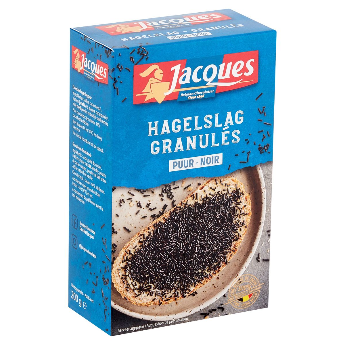 Jacques Hagelslag Puur 200 g