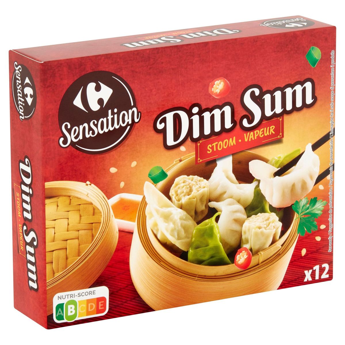 Carrefour Sensation Dim Sum Vapeur 12 Pièces 270 g