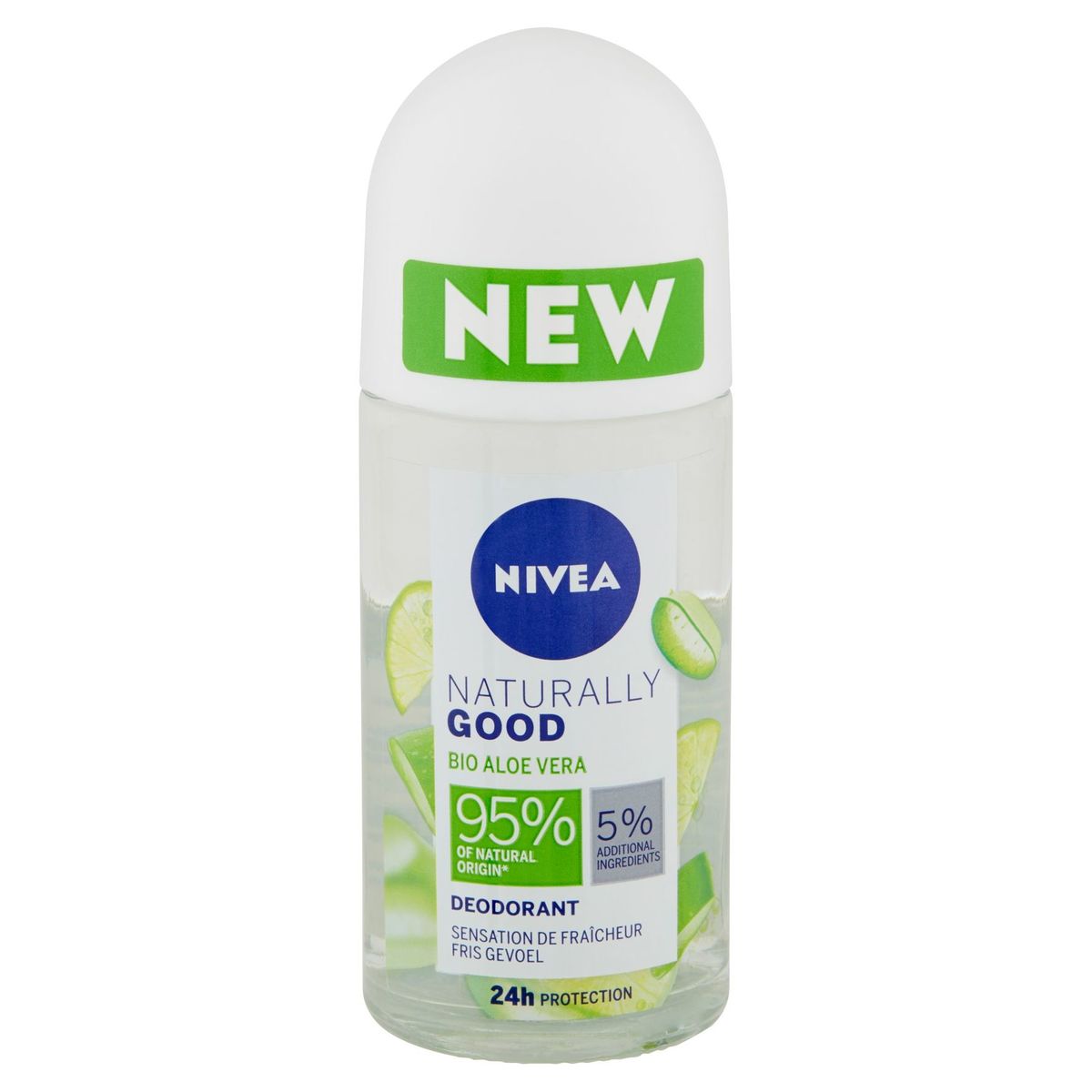 Nivea Naturally Good Bio Aloe Vera Deodorant 24h Protection 50 ml