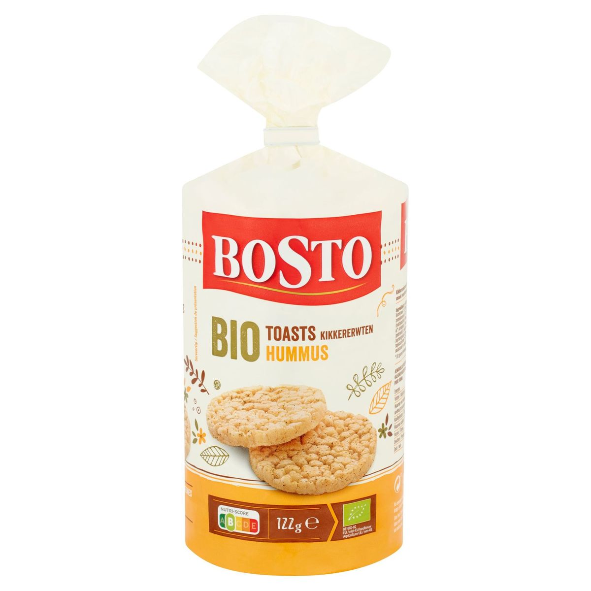 Bosto Bio Toasts Pois Chiches Houmous 122 g