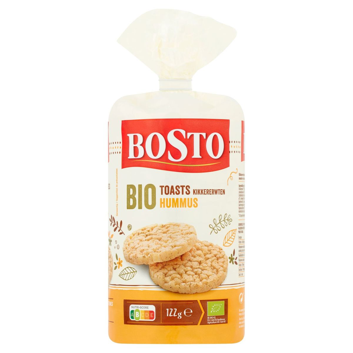 Bosto Bio Toasts Pois Chiches Houmous 122 g