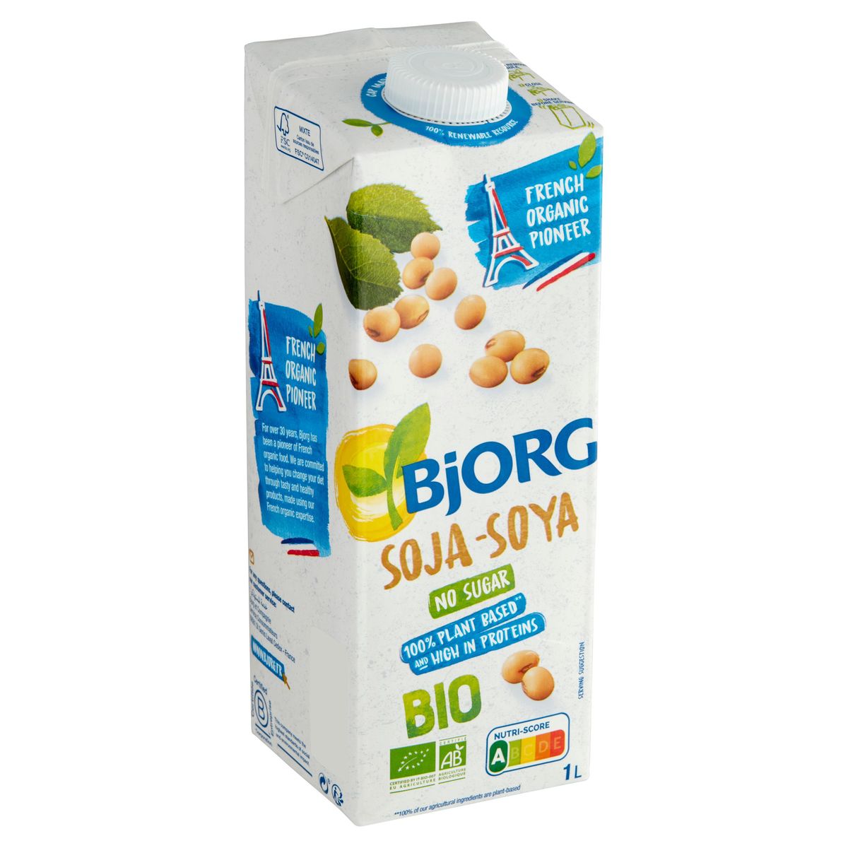 Bjorg Soja Bio zonder suiker 1L