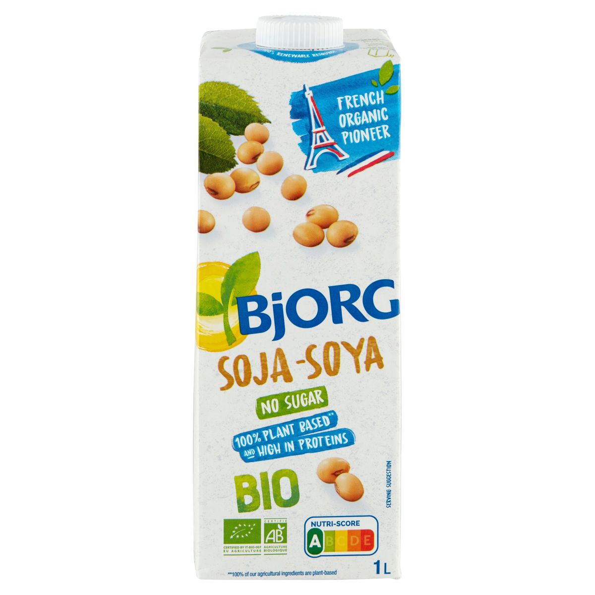 Bjorg Soja Bio zonder suiker 1L