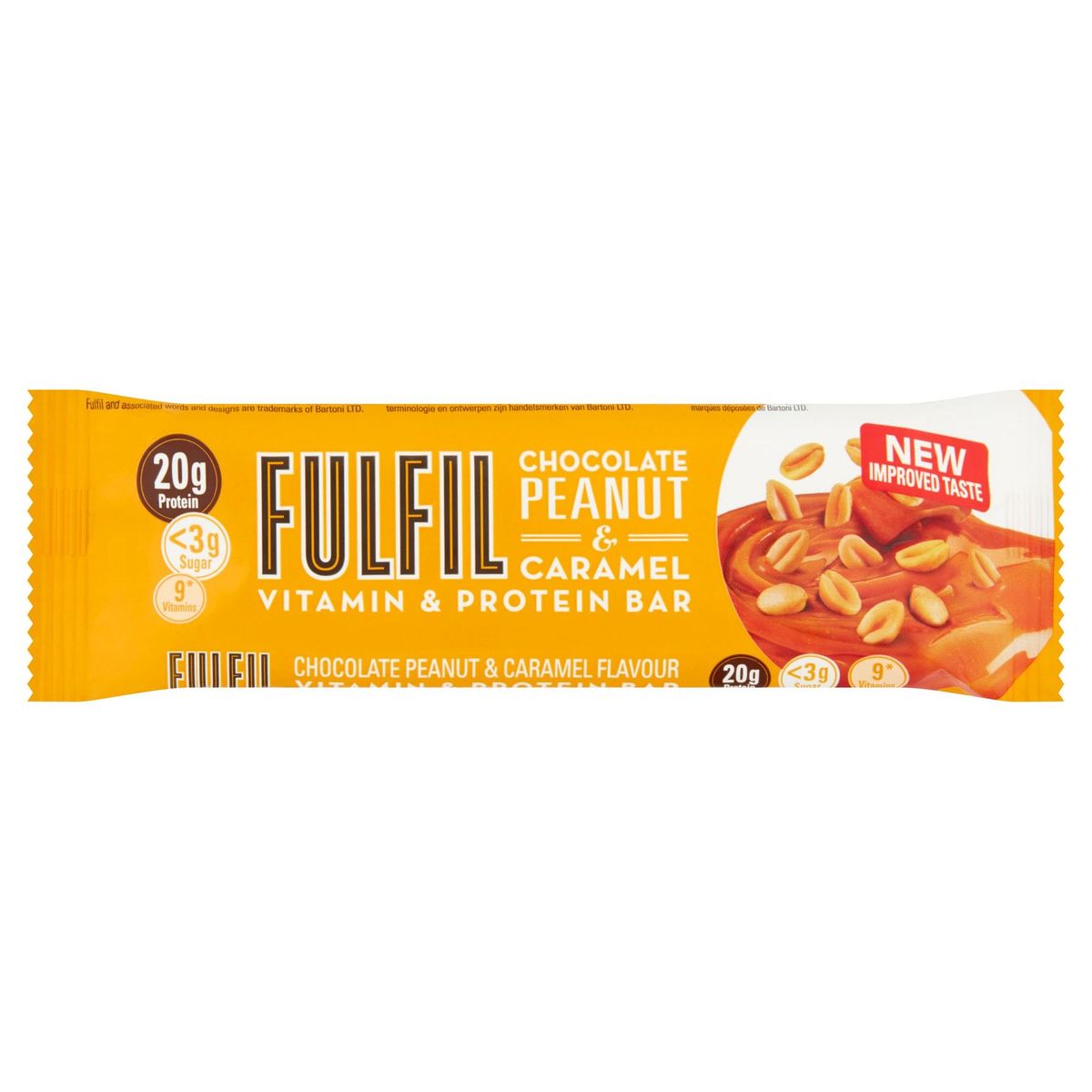 Fulfil Chocolate Peanut & Caramel Vitamin & Protein Bar 55 g