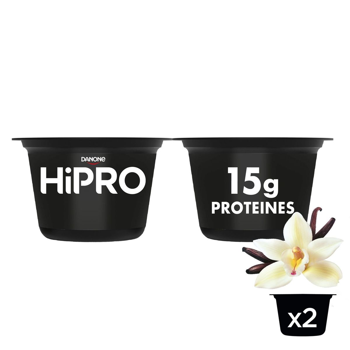 Hipro Yog. 15g de Protéines Vanille 2x160g