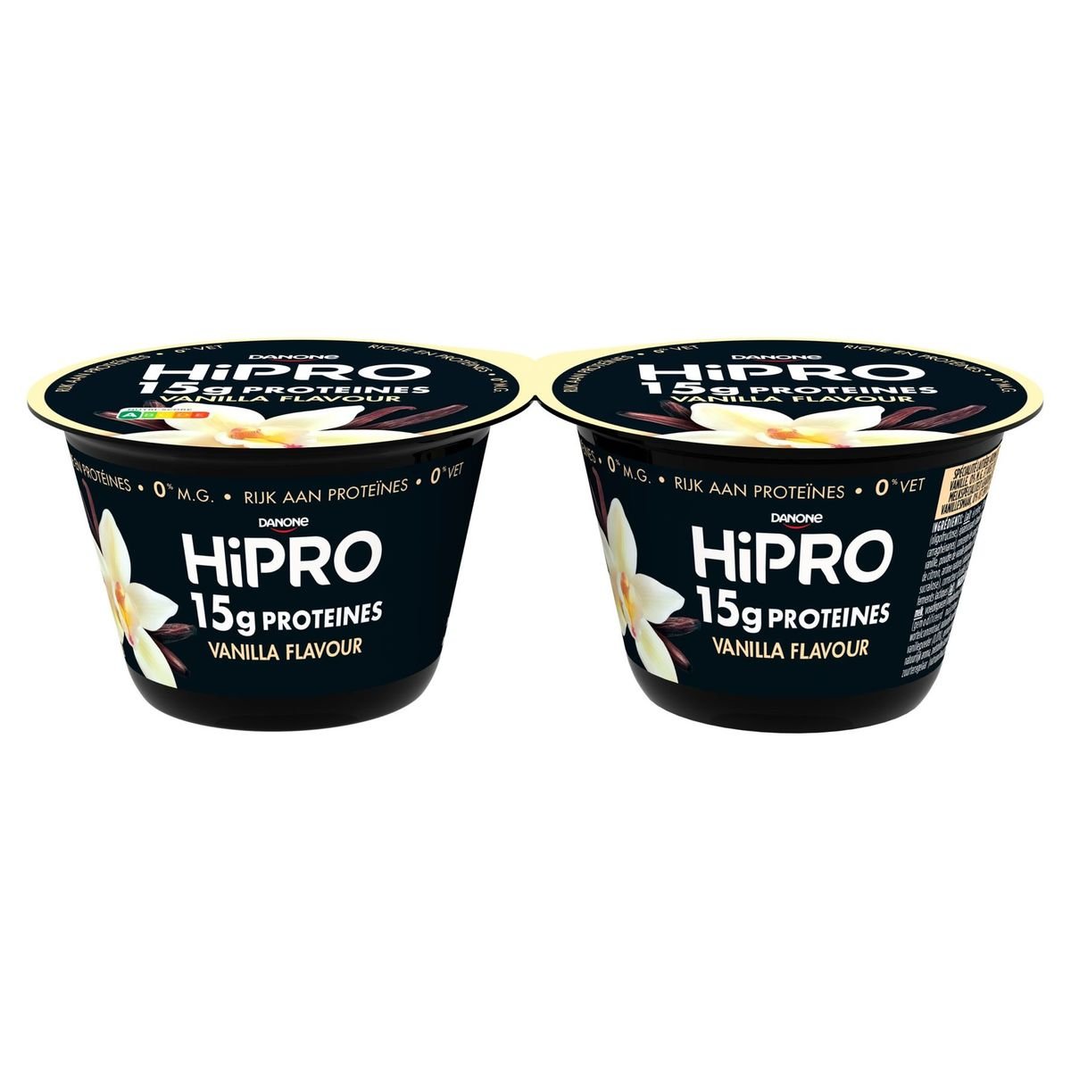 HiPRO en Pot Saveur Vanille avec 15 g de Protéines 2 x 160 g