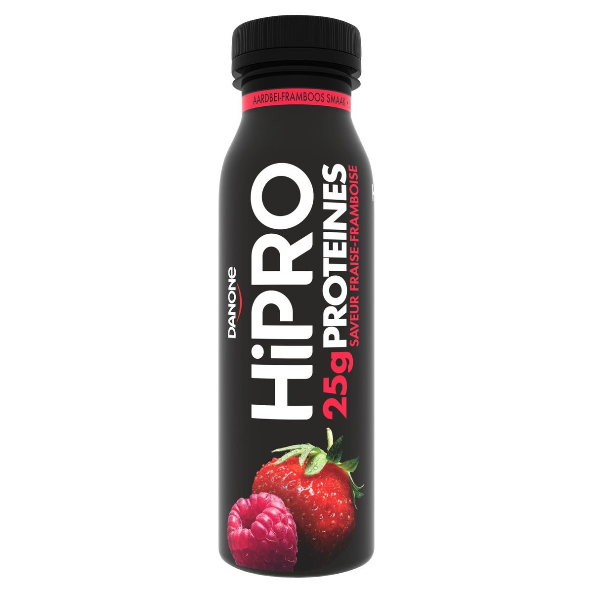 HiPRO Drinkbare Eiwitdrank 25g Aardbei Framboos smaak 0% vet 300 ml