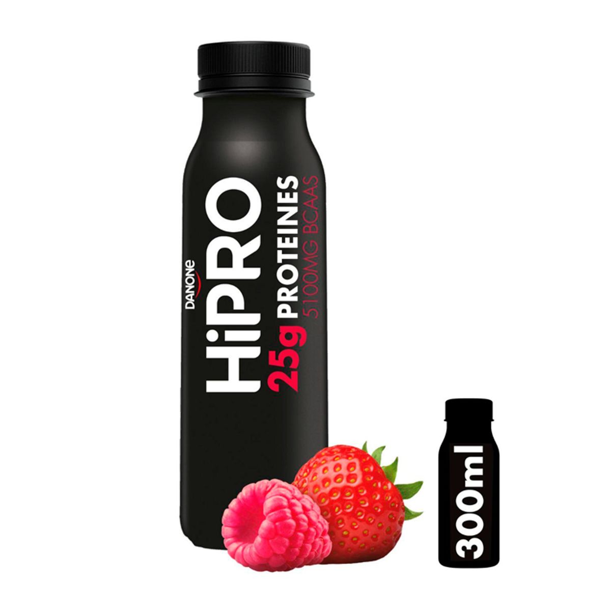 HiPRO A Boire Saveur Fraise Framboise Protéines 25g 0% m.g. 300 ml