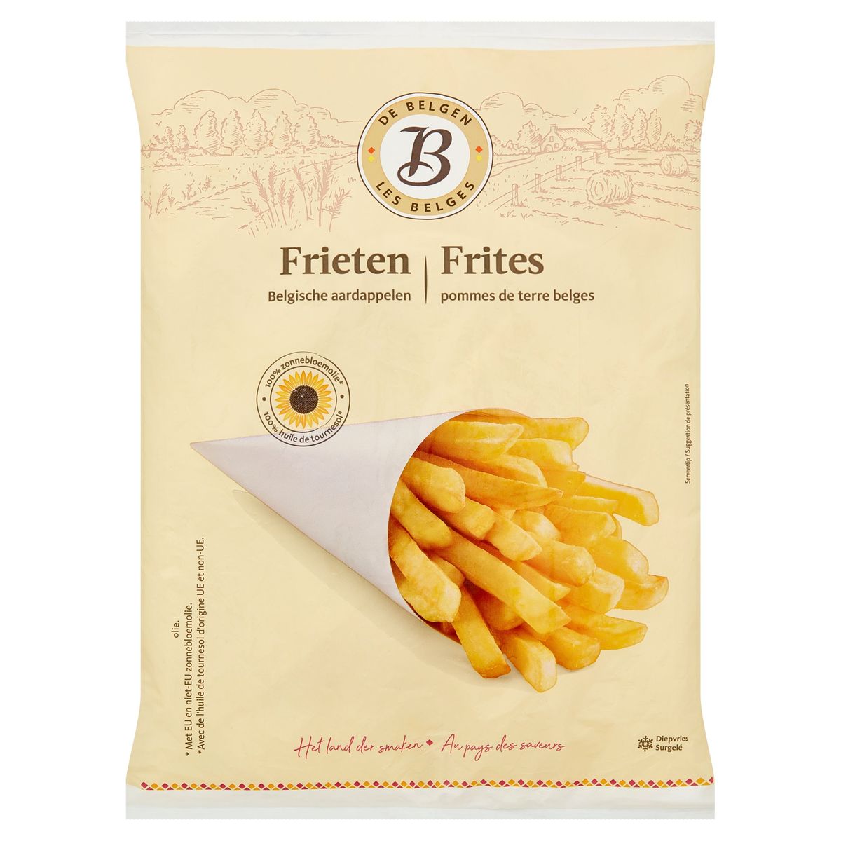 De Belgen Frieten Belgische Aardappelen 1 kg