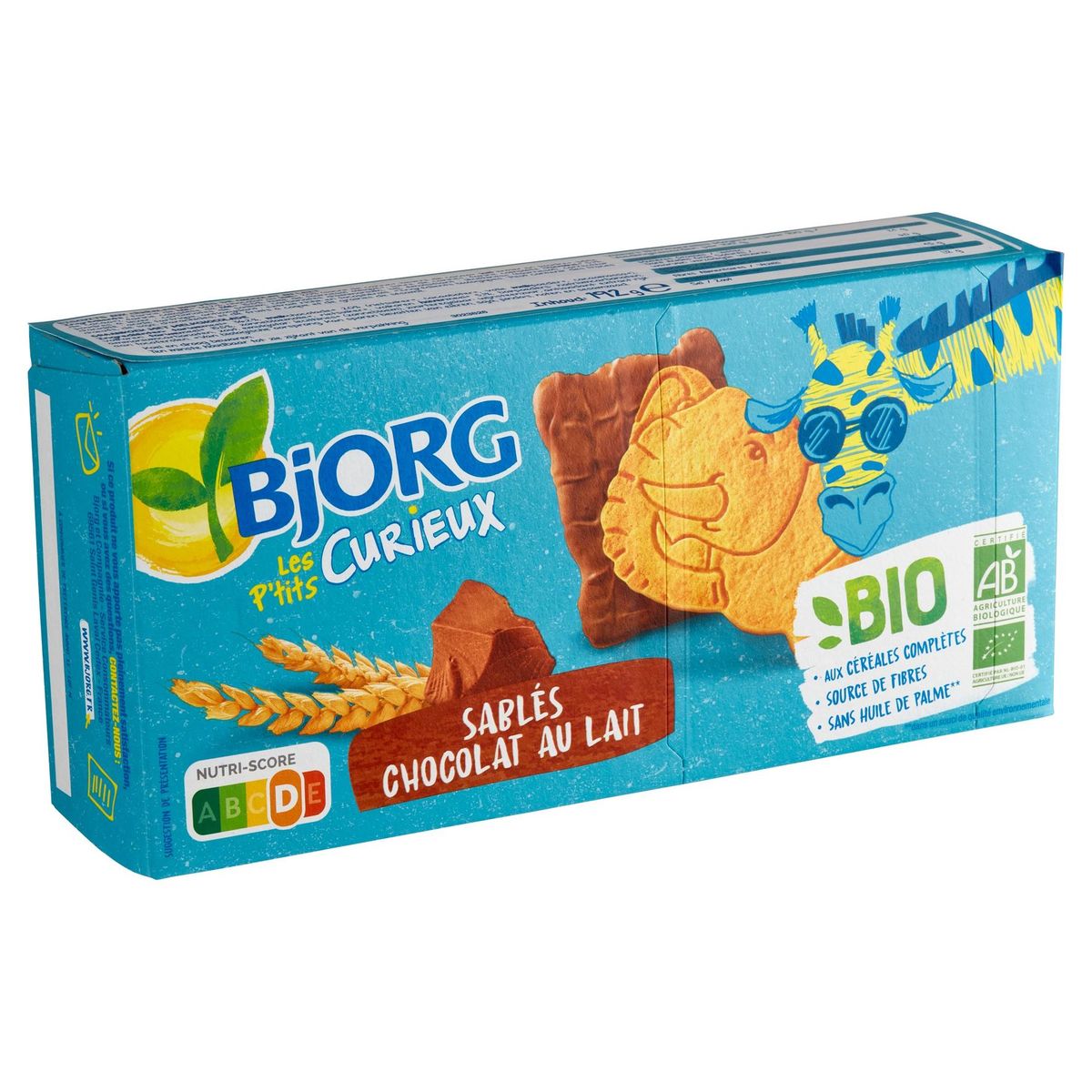 Bjorg Bio Kids Granenkoekjes met Melkchocolade 192 g
