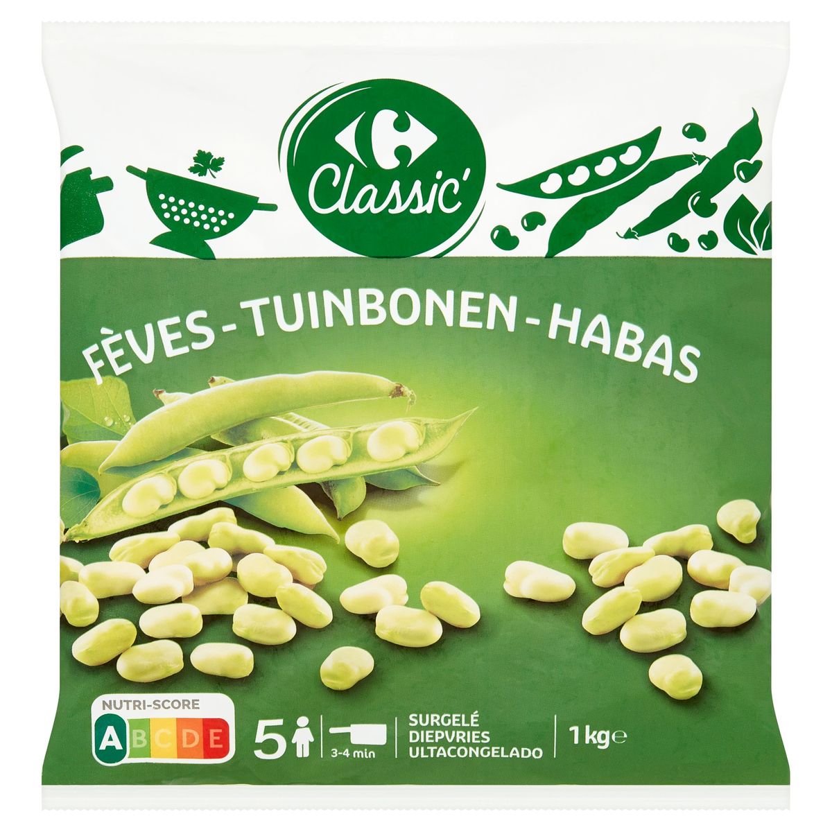 Carrefour Classic' Tuinbonen 1 kg
