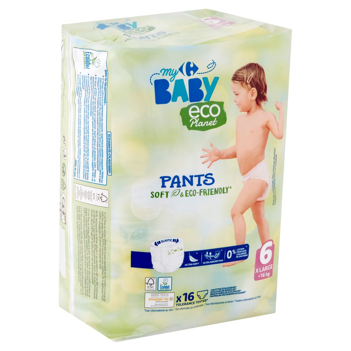 Couches culottes taille 6 X Large : +16 kg CARREFOUR BABY : le