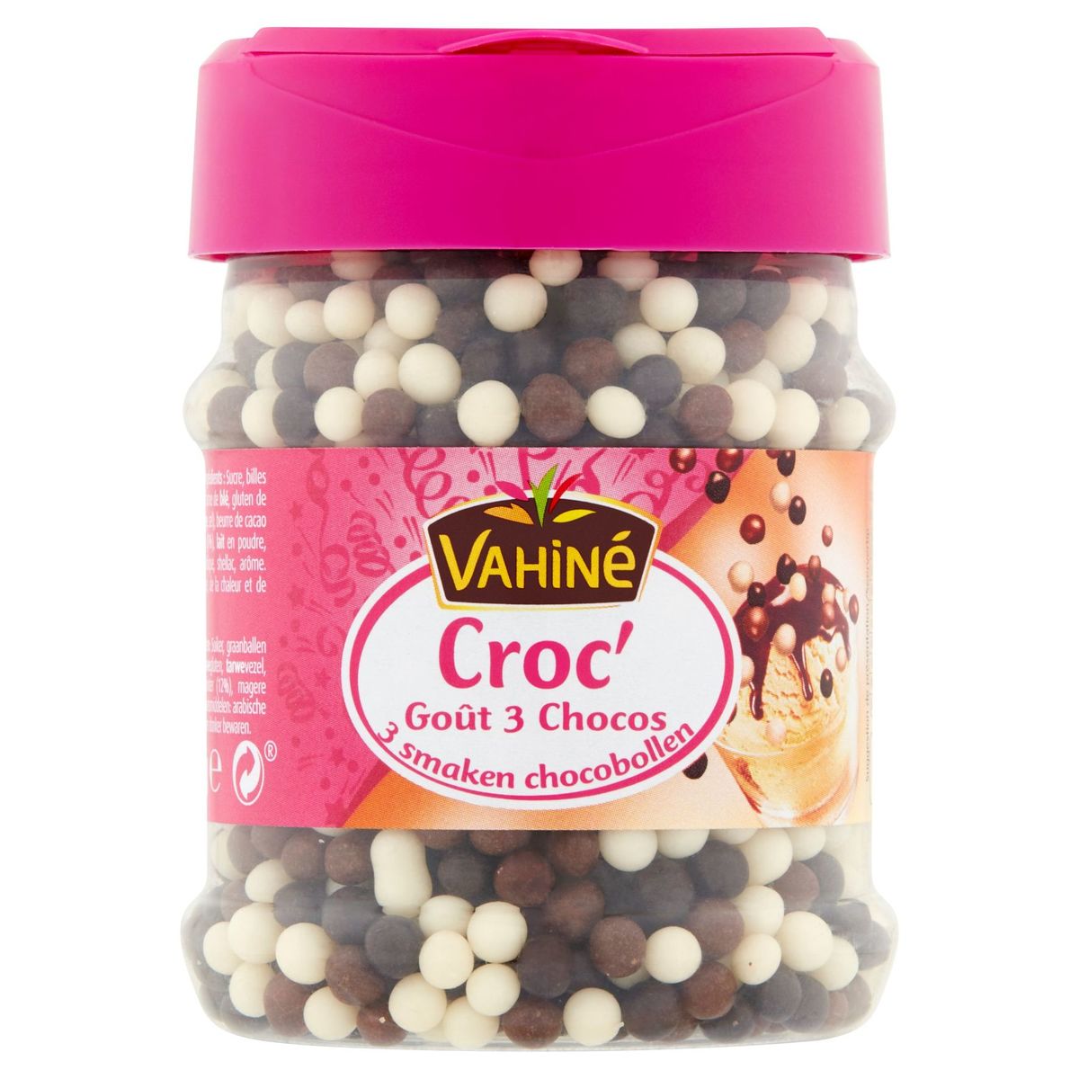 Vahiné Croc' 3 Smaken Chocobollen 90 g
