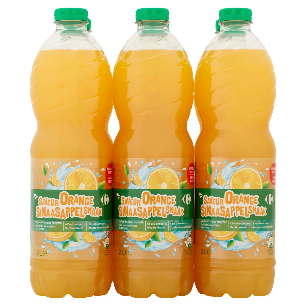 Carrefour Sinaasappelsmaak 6 x 2 L