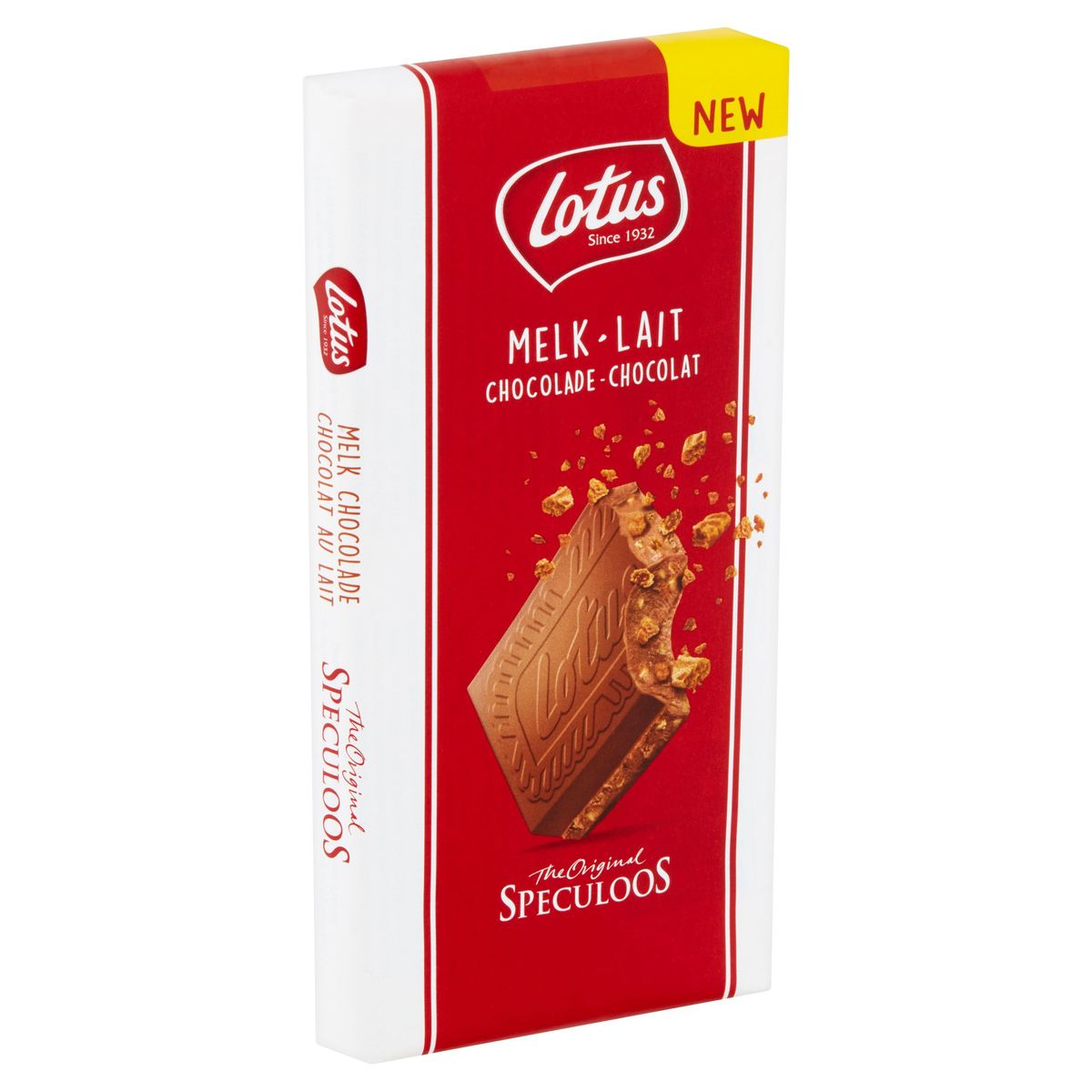Lotus Biscoff Melkchocolade met speculoosstukjes 180g