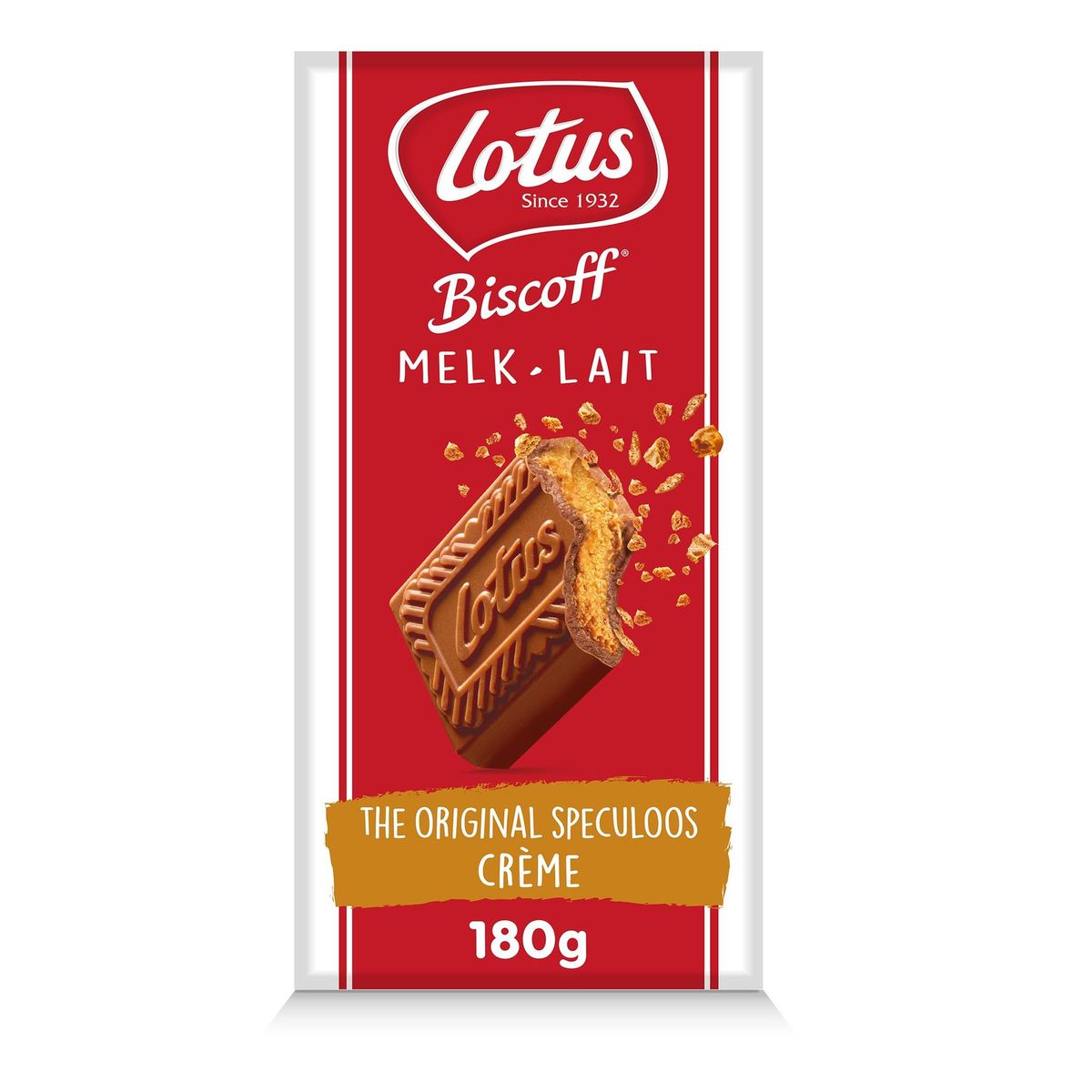 Lotus The Original Speculoos Pâte Lait Chocolat 180 g
