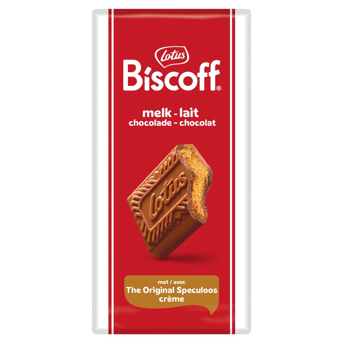 Lotus Biscoff Melkchocolade met speculooscrème 180g