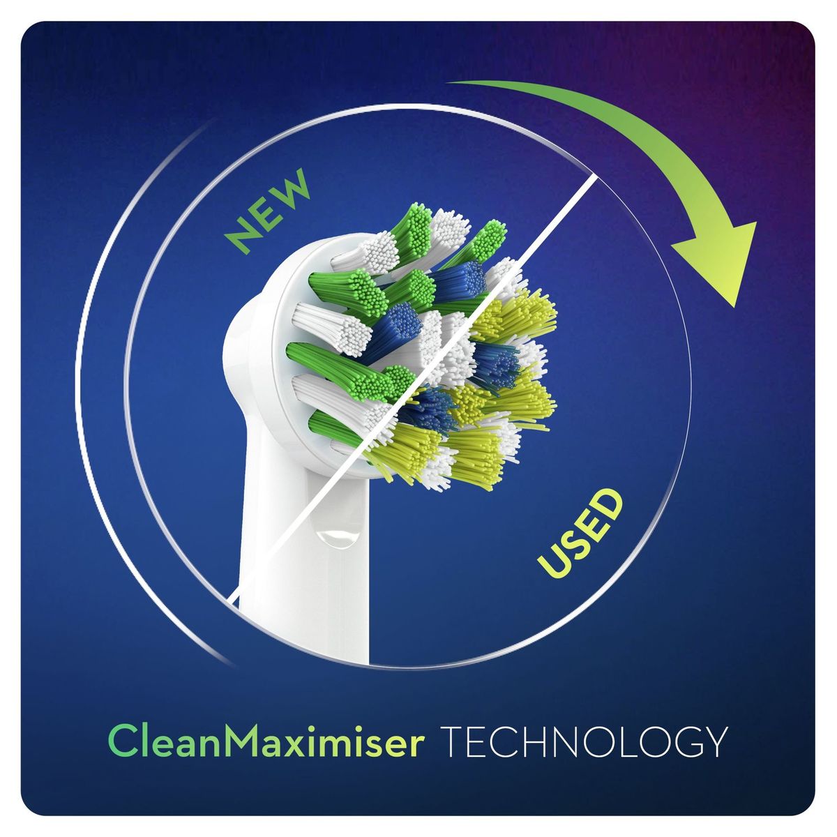 Oral-B CrossAction Opzetborstel CleanMaximiser-technologie 3 Stuks