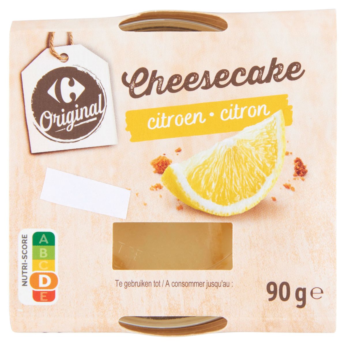 Carrefour Original Cheesecake Citron 90 g
