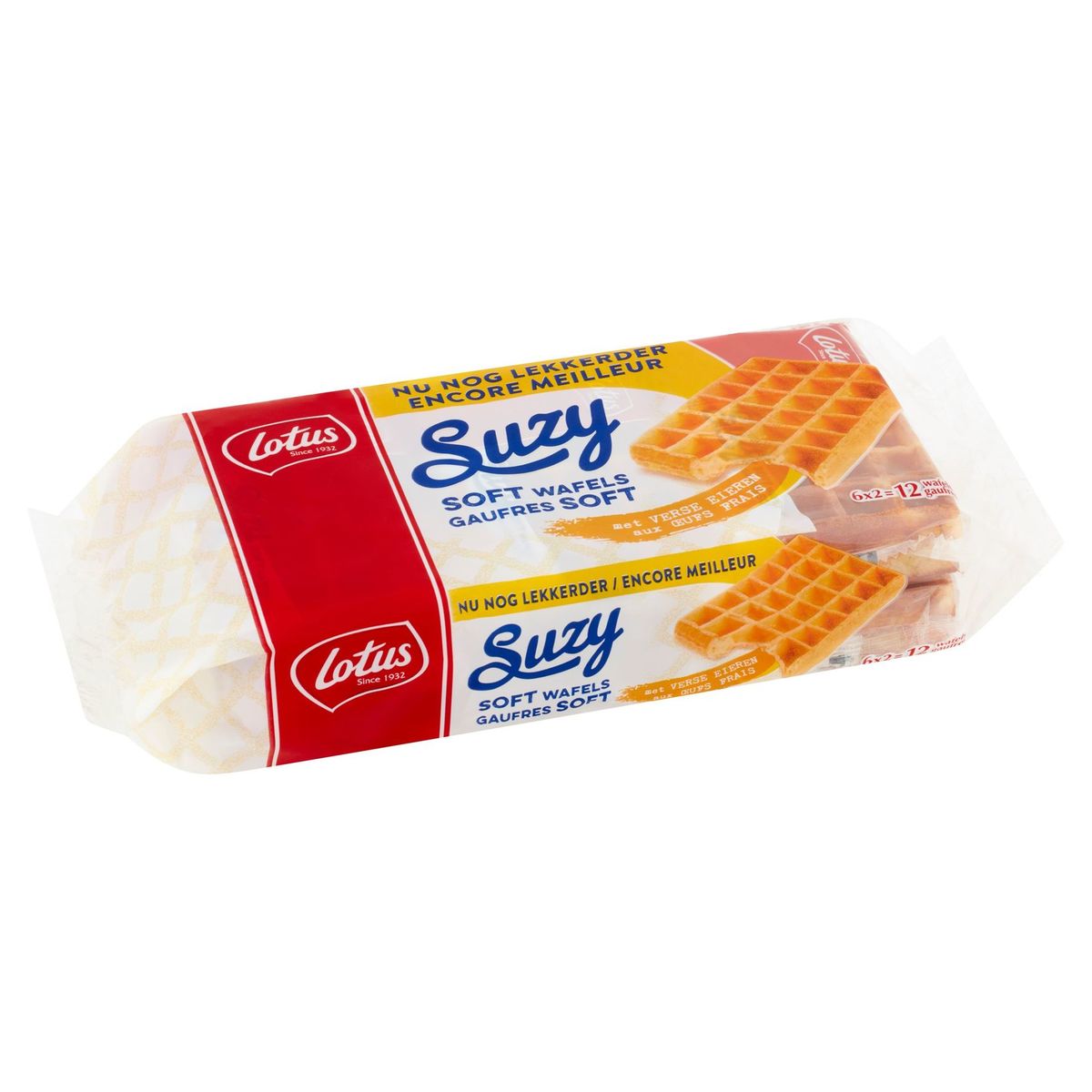 Lotus Suzy Soft Wafels met Verse Eieren 6 x 44 g