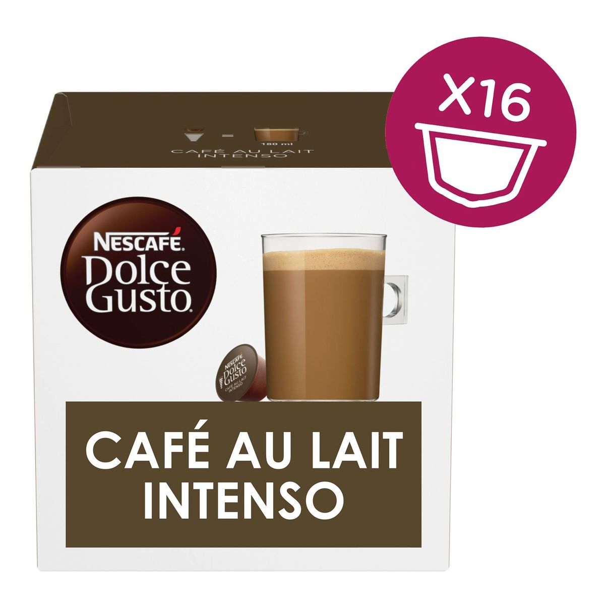 Nescafé Dolce Gusto Café au Lait Intenso 16 Capsules 160 g