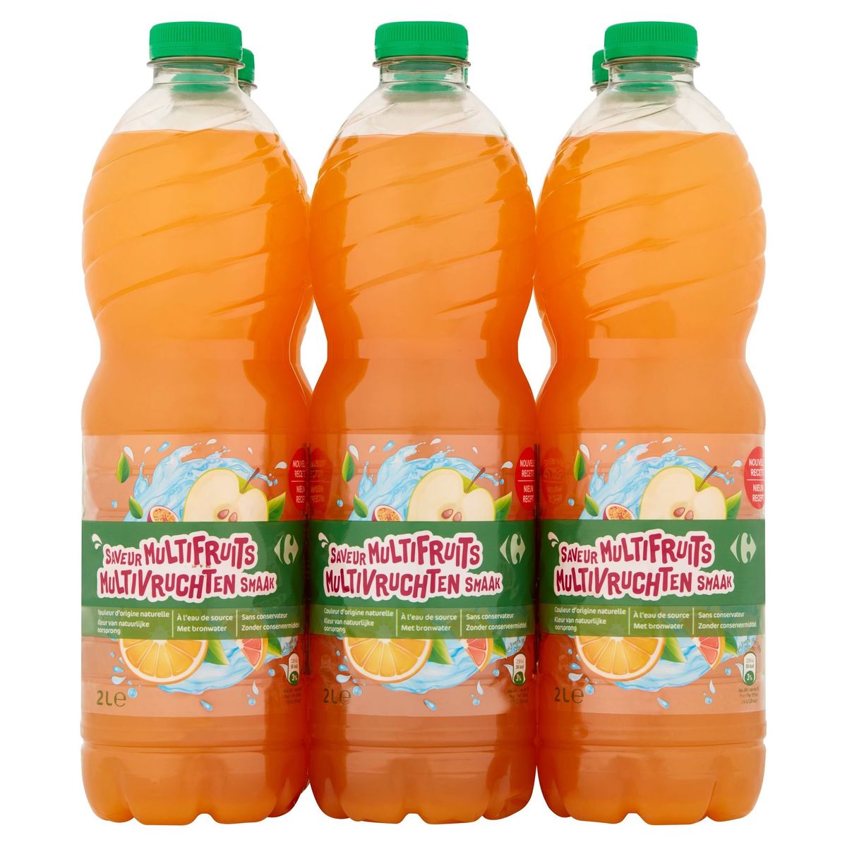Carrefour Multivruchten Smaak 6 x 2 L