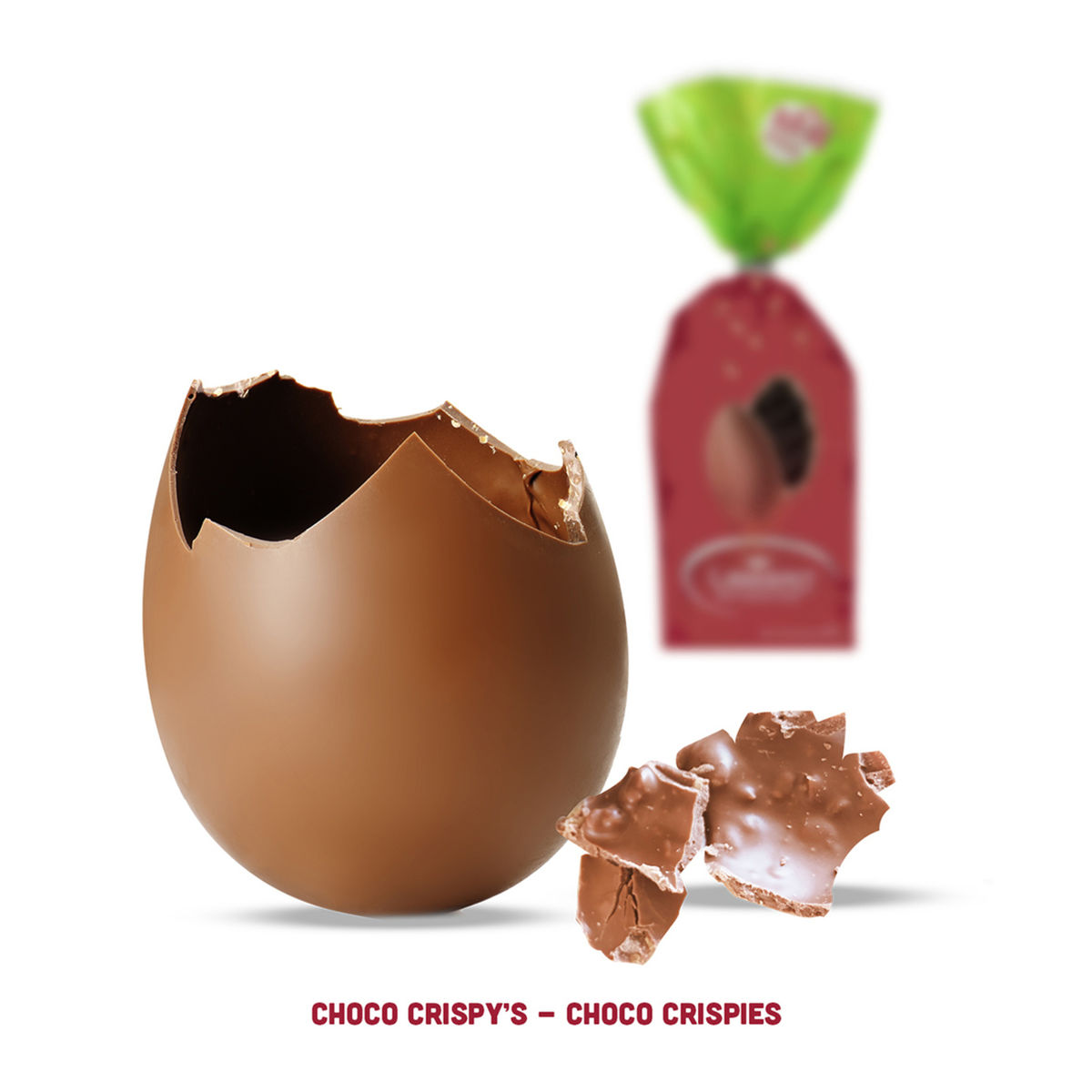 Libeert Sensations eieren Choco Crispy 150 g COH MB