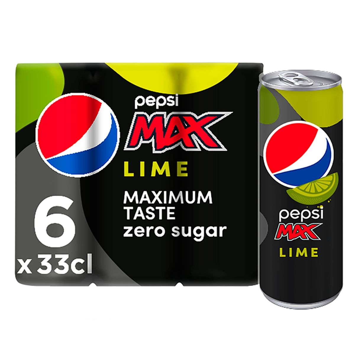Pepsi MAX Cola Lime 6x33 cl