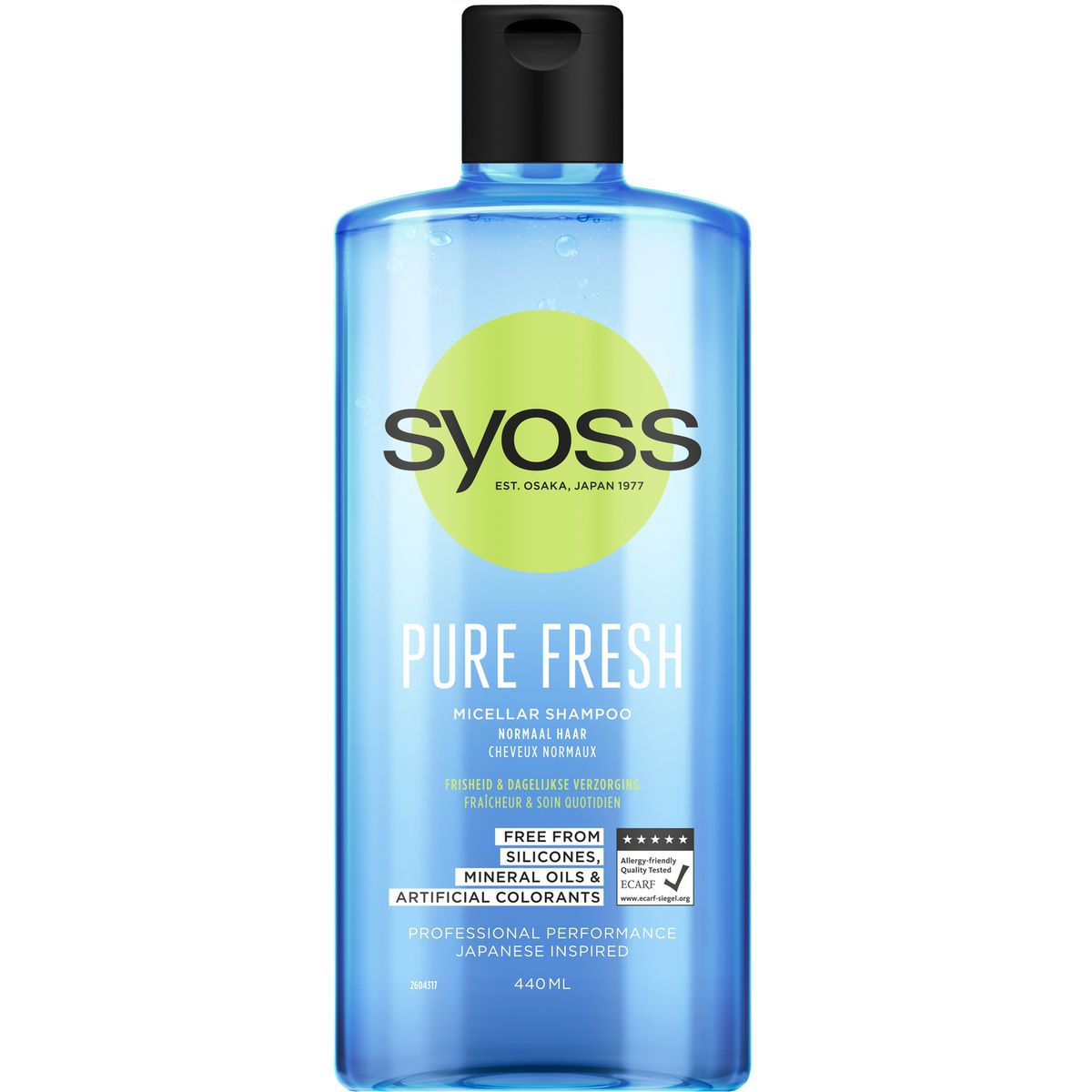 SYOSS Pure Fresh Micelair Shampoo 440ml