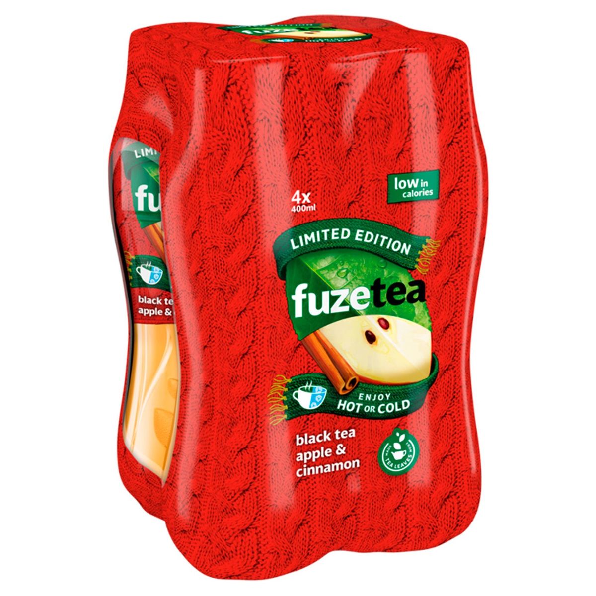 Fuze Tea Apple Cinnamon (Winter Edition) Iced Tea 4 x 400 ml
