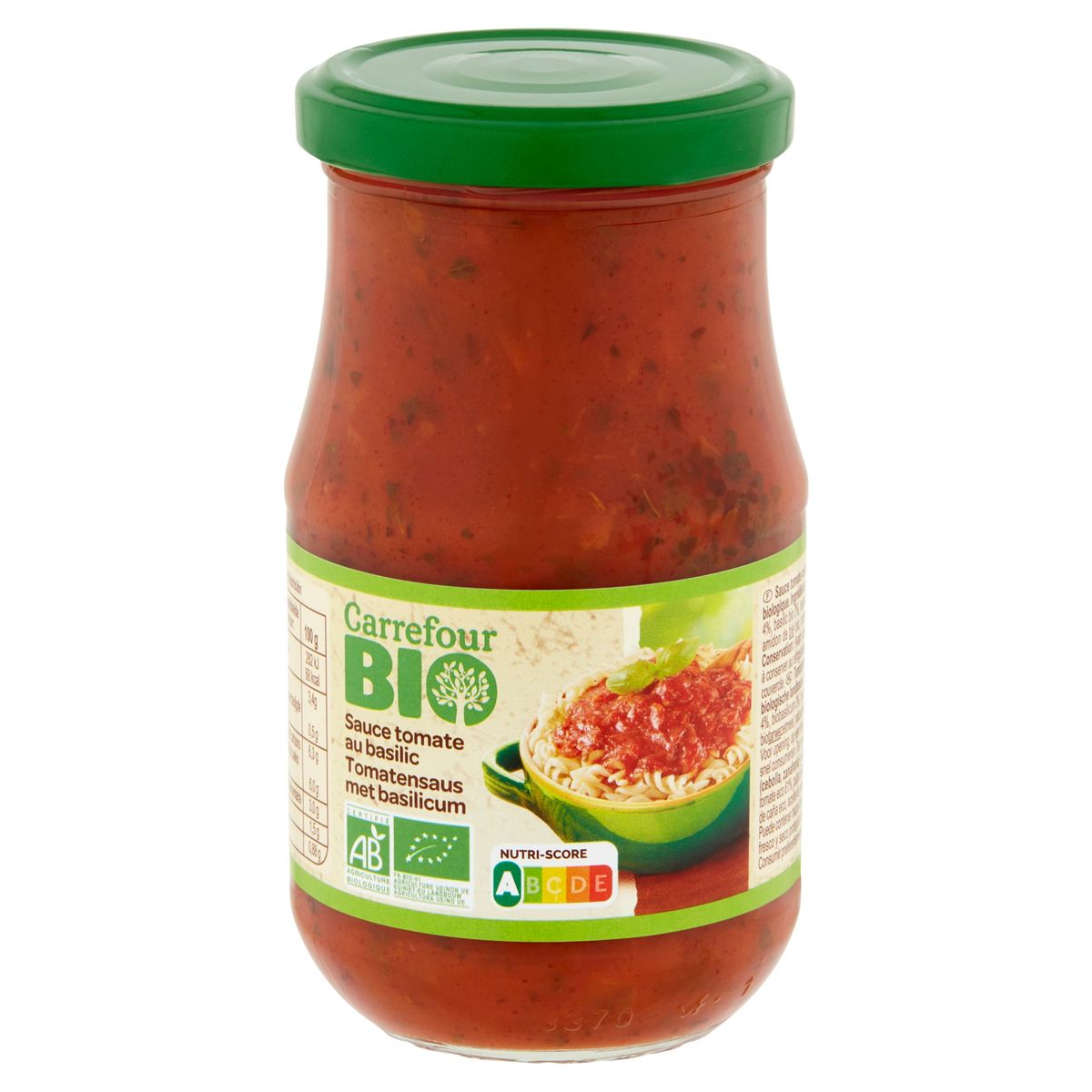 Carrefour Bio Tomatensaus met Basilicum 350 g