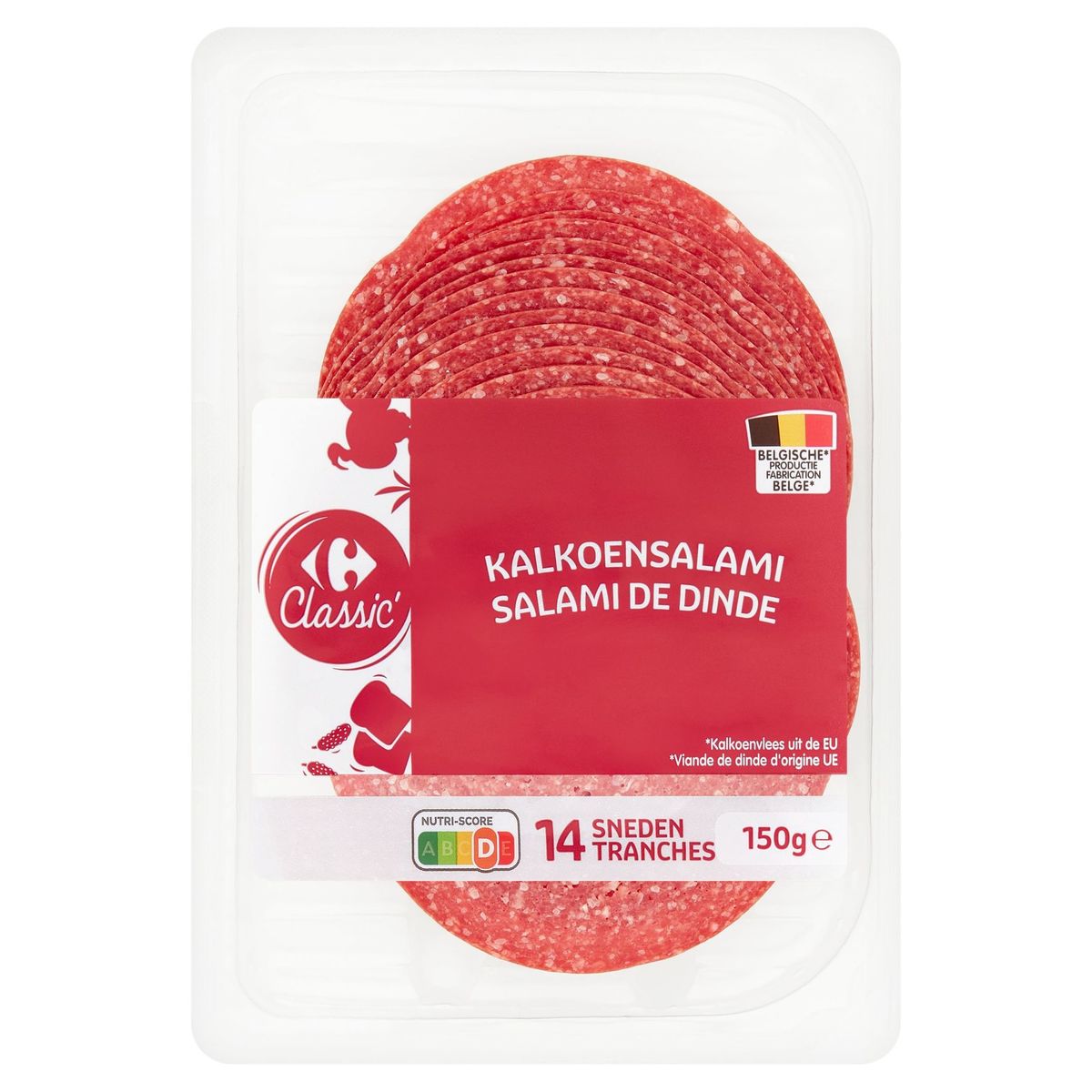 Carrefour Classic' Salami de Dinde 14 Tranches 150 g Carrefour Site