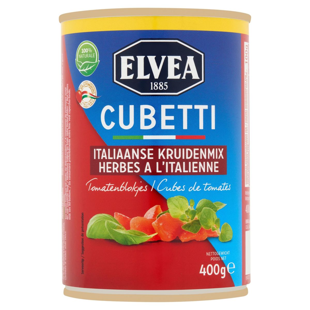 Elvea Cubetti Italiaanse Kruidenmix Tomatenblokjes 400 g