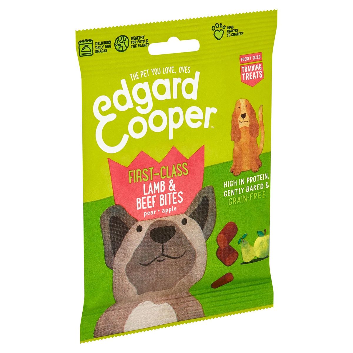 Edgard & Cooper First-Class Lamb & Beef Bites Pear Apple 50 g